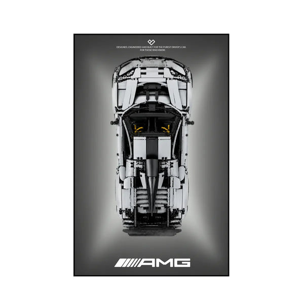 Wall Display Frame for CaDA Mercedes-AMG ONE