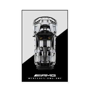 Wall Display Frame for CaDA Mercedes-AMG ONE