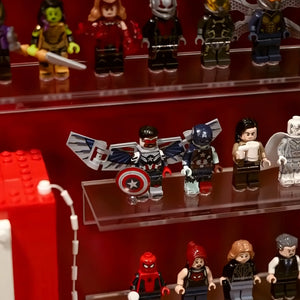 Wall Display Case for Up to 124 LEGO® Marvel Minifigures