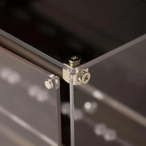 Detailed View of Wall Display Case with LEGO® Star Wars Minifigures