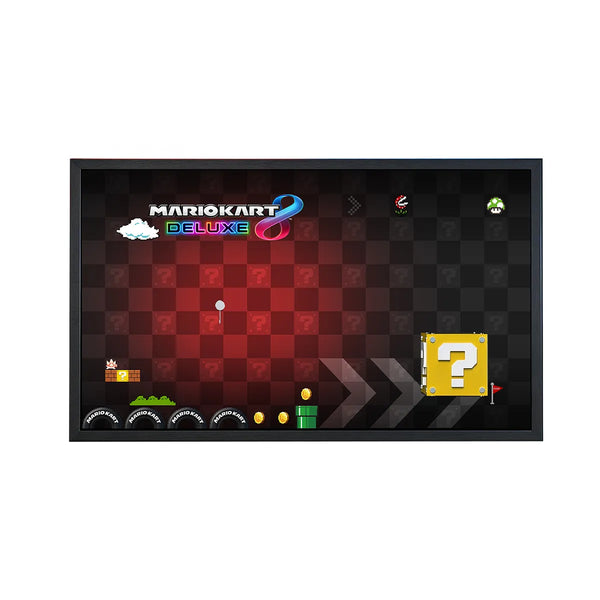 "Display Your LEGO® Mario Kart™ – Mario & Standard Kart 72037 in Wall Display Frame"