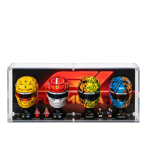 Wall Display Case for LEGO® Editions 4-in-1 Helmet Series 43014/43022/43017/43023