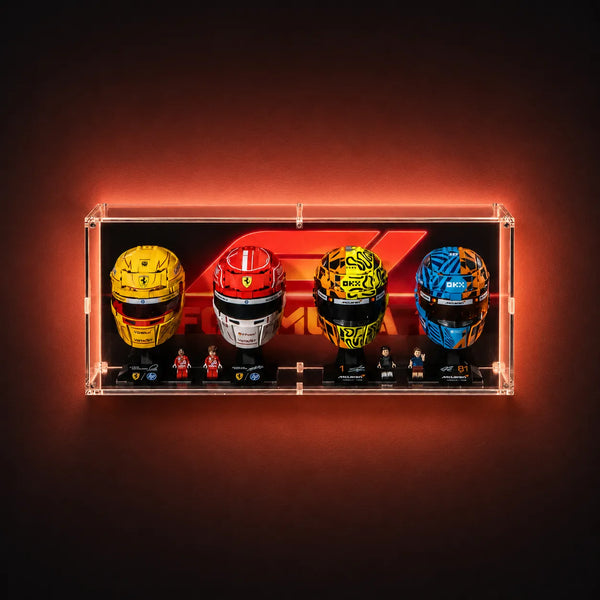 Wall Display Case for LEGO® Editions 4-in-1 Helmet Series 43014/43022/43017/43023
