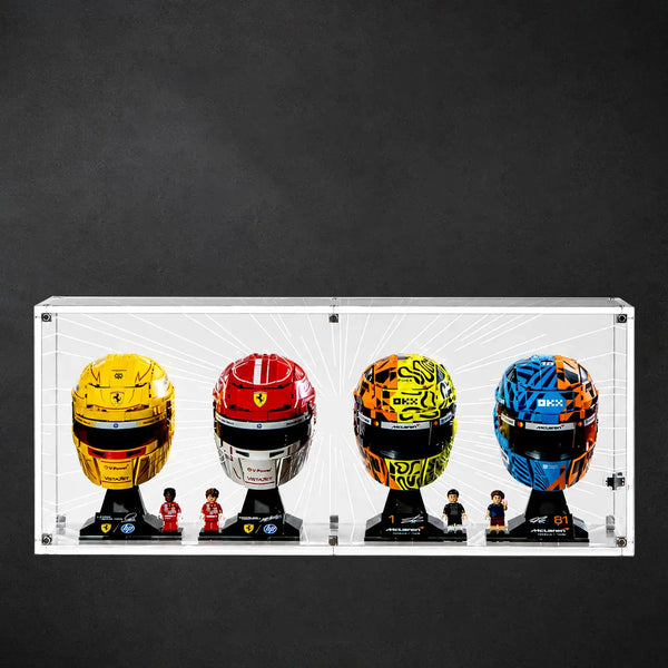 Wall Display Case for LEGO® Editions 4-in-1 Helmet Series 43014/43022/43017/43023