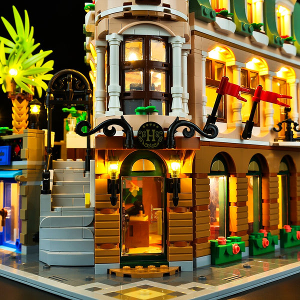 Light Kit Compatible with LEGO® Boutique Hotel Set 10297