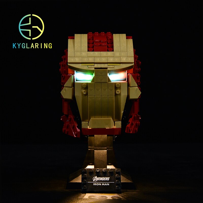 Light Kit Compatible with LEGO® Iron Man Helmet Set 76165