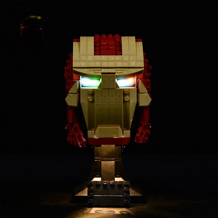 Light Kit Compatible with LEGO® Iron Man Helmet Set 76165