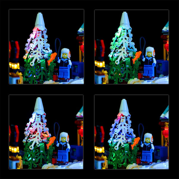 LEGO Lunar New Year Ice Festival #80109 light kit - detail view