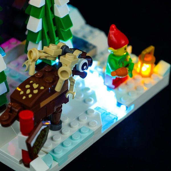 LEGO Christmas Gift Set #40484 light kit - view 4