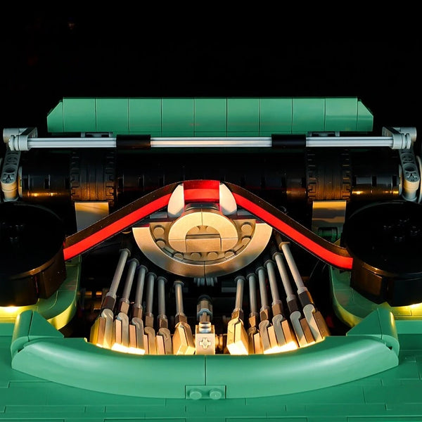 Light Kit Compatible with LEGO® Mechanical Typewriter Set 21327