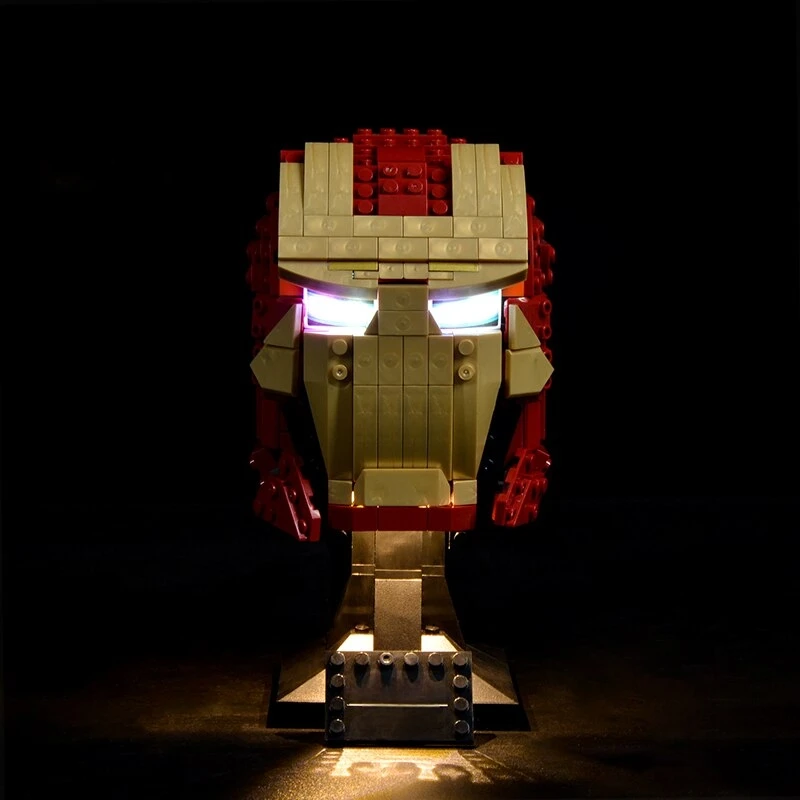 Light Kit Compatible with LEGO® Iron Man Helmet Set 76165