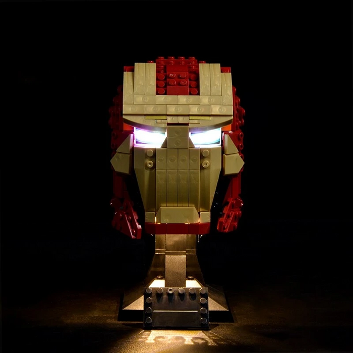 Light Kit Compatible with LEGO® Iron Man Helmet Set 76165