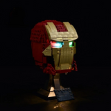Light Kit Compatible with LEGO® Iron Man Helmet Set 76165