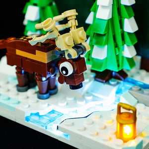 LEGO Christmas Gift Set #40484 light kit - detail view