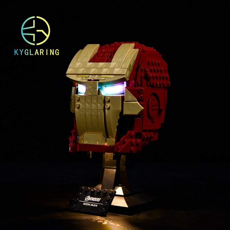 Light Kit Compatible with LEGO® Iron Man Helmet Set 76165