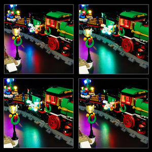 LEGO Winter Holiday Train #10254 light kit - detail view