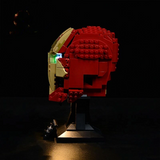 Light Kit Compatible with LEGO® Iron Man Helmet Set 76165