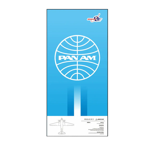 Wall Display frame for LEGO® Icons Douglas™ DC-3™ PAN AM® Airliner 11378 | 50 × 115 cm
