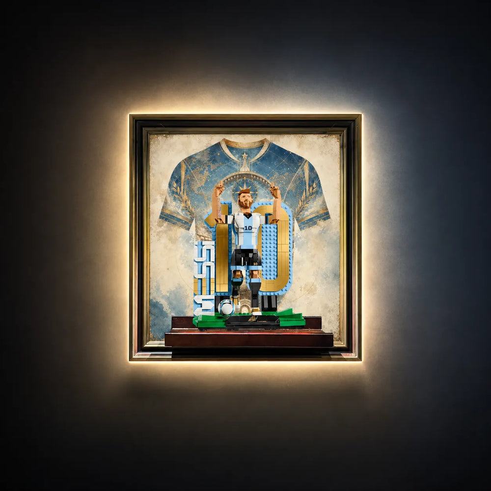 Wall Display Frame for LEGO® Lionel Messi – Football Legend 43015