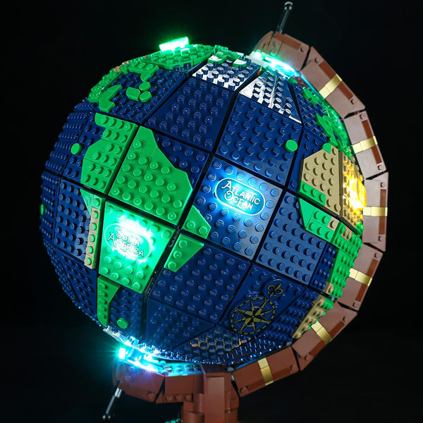 Light Kit Compatible with LEGO® The Globe Set 21332
