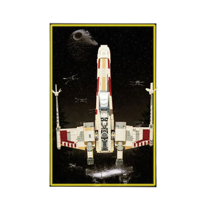 Wall Display Frame for LEGO® Star Wars™ X-Wing Starfighter™ 75355