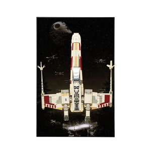 Wall Display Frame for LEGO® Star Wars™ X-Wing Starfighter™ 75355