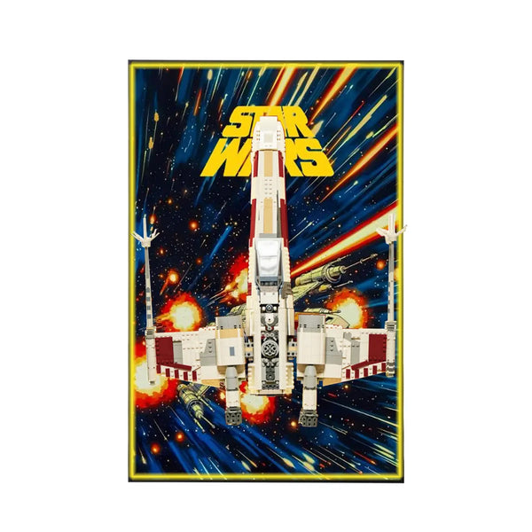 Wall Display Frame for LEGO® Star Wars™ X-Wing Starfighter™ 75355