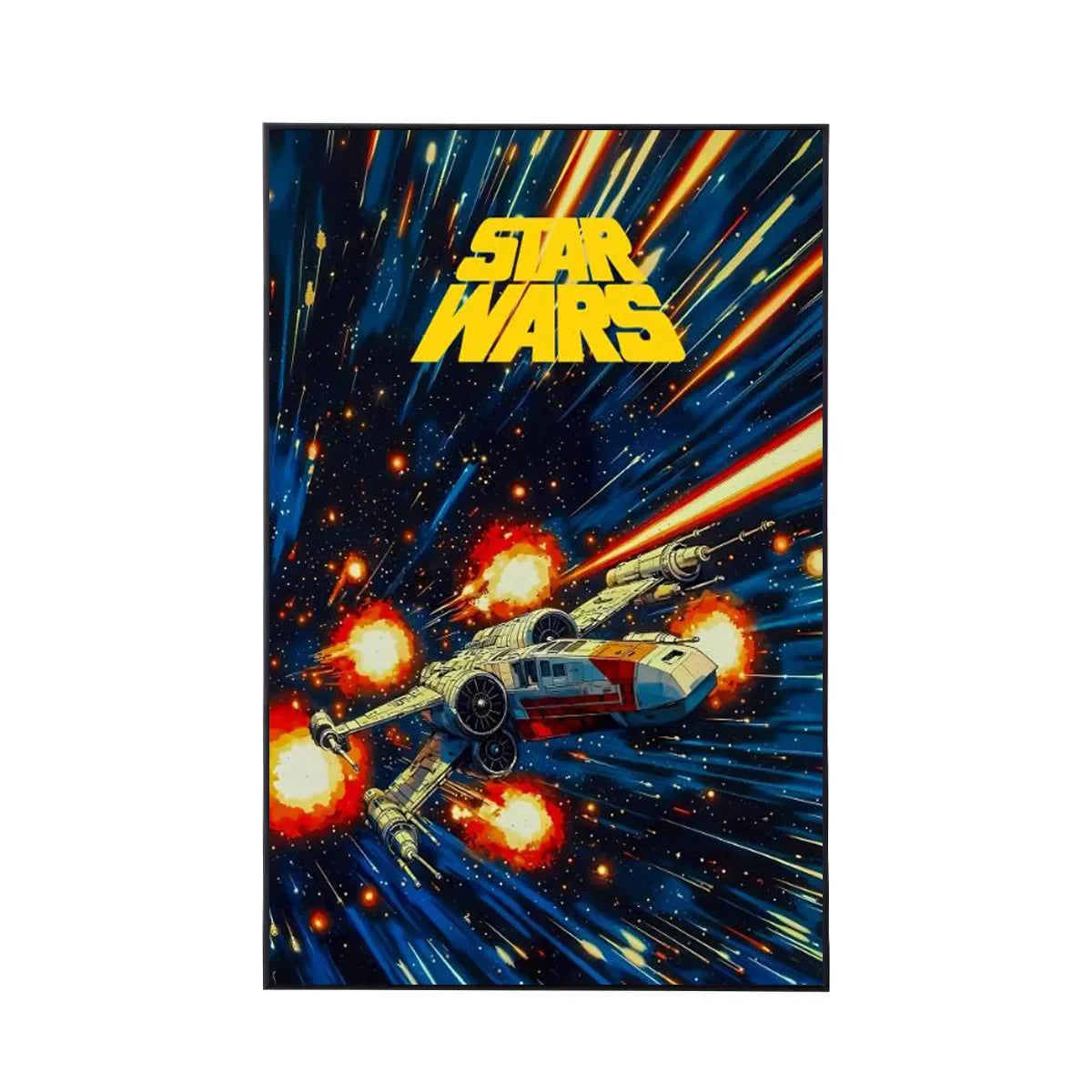 Wall Display Frame for LEGO® Star Wars™ X-Wing Starfighter™ 75355