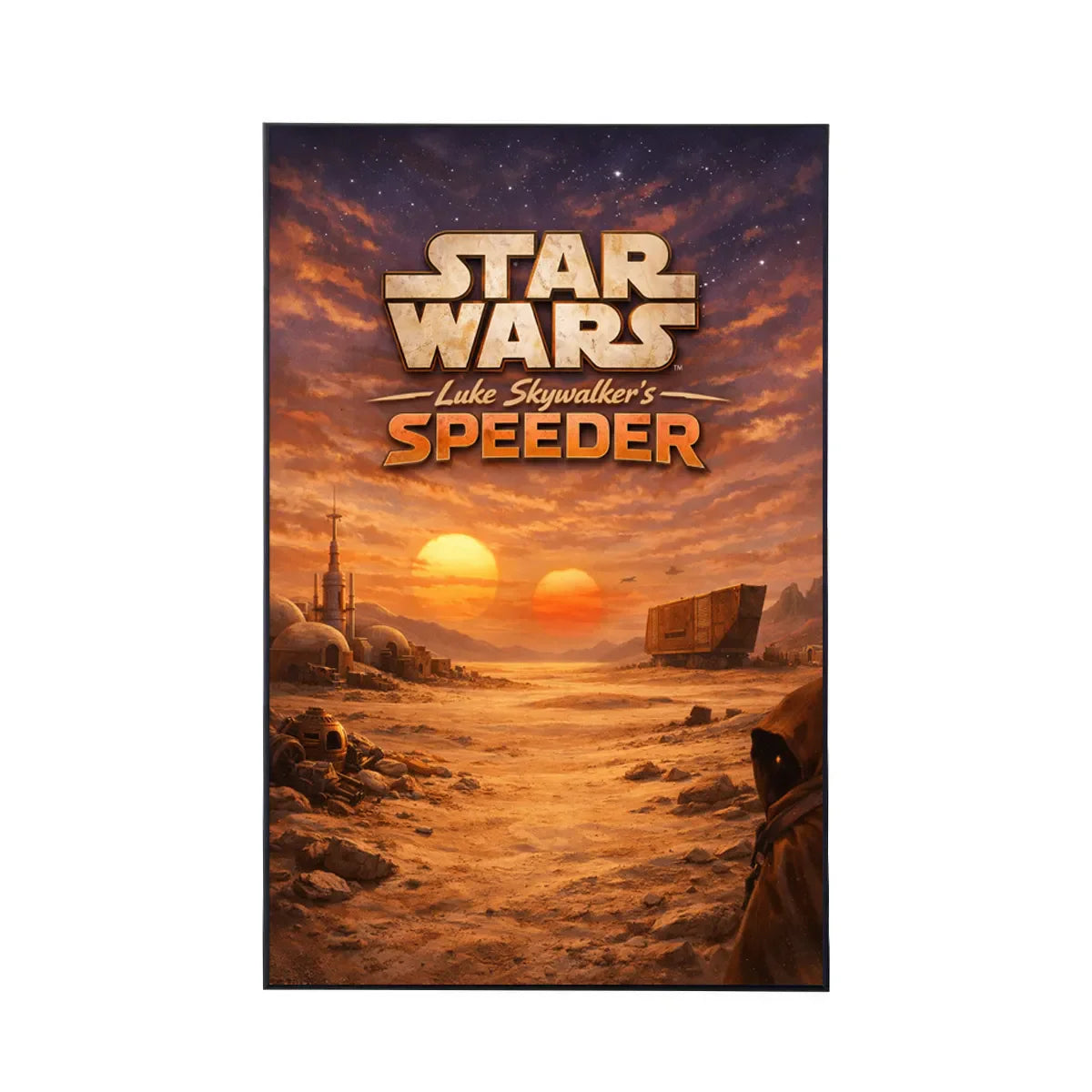 Wall Display Frame for LEGO® Star Wars™ X-Wing Starfighter™ 75355 - View 12 - brkox