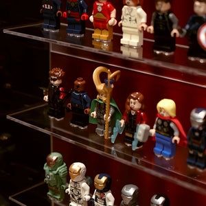 Wall Display Case for Up to 124 LEGO® Marvel Minifigures