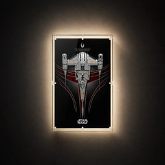 Wall Display Case for LEGO® Star Wars™ The Mandalorian's N-1 Starfighter™ 75442