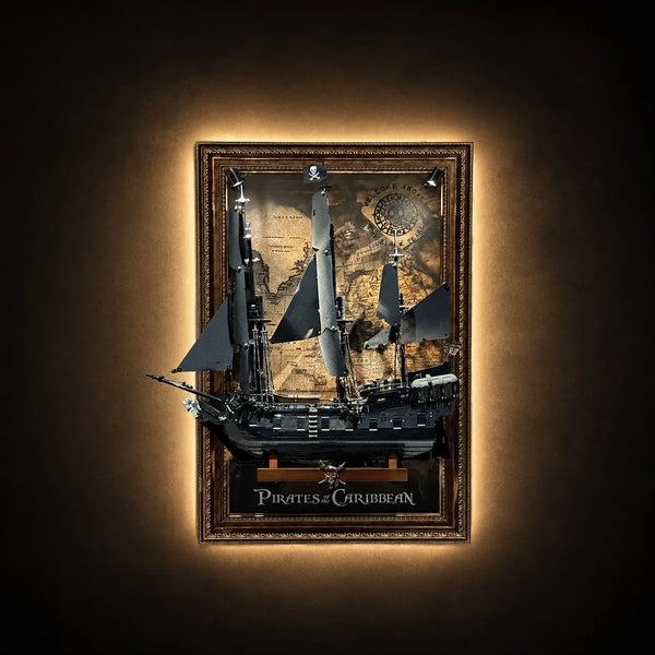 Wall Display Frame for LEGO® Icons Captain Jack Sparrow’s Pirate Ship 10365
