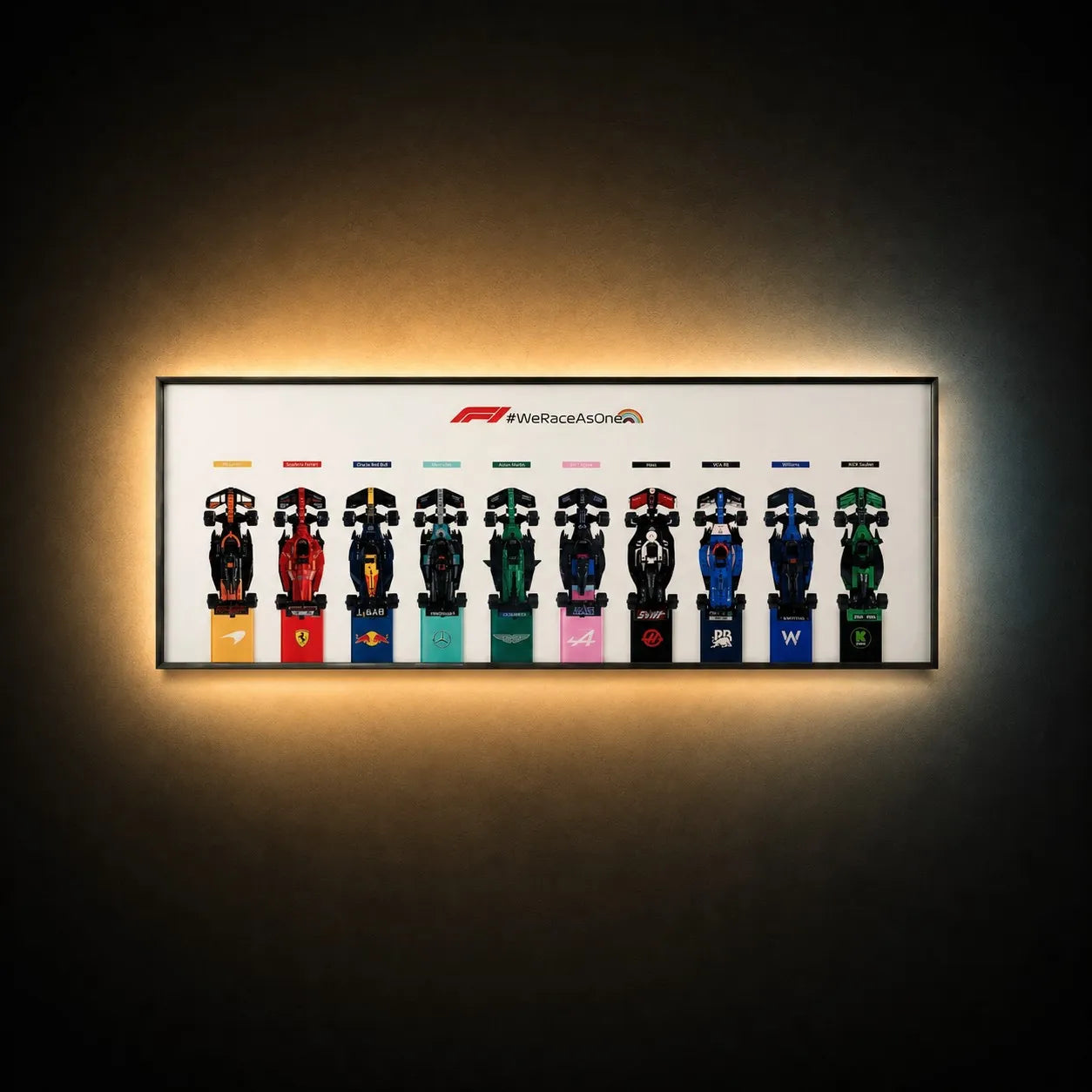 Acrylic Display Case for LEGO Speed Champions F1 Cars