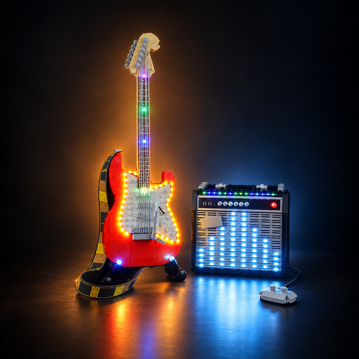 Light Kit Compatible with LEGO® Fender® Stratocaster™ Set 21329