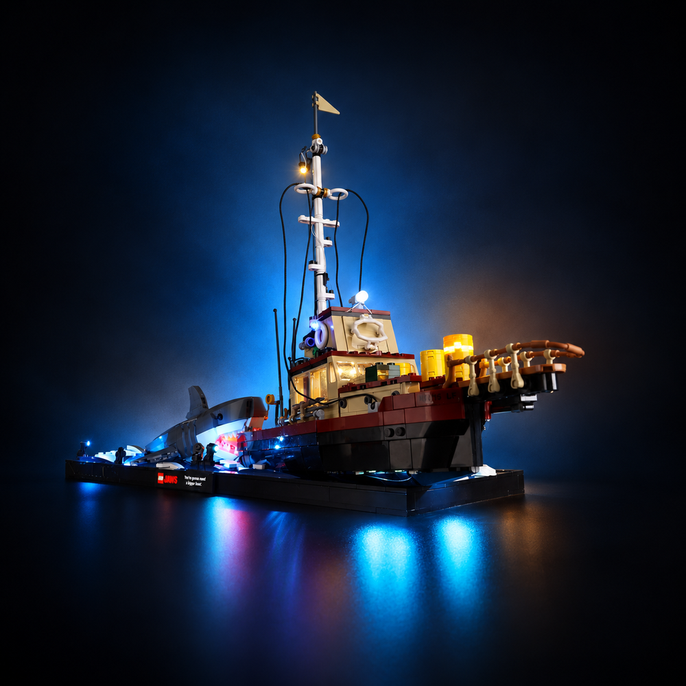 Light Kit Compatible with LEGO® Jaws Set 21350