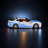 Light Kit Compatible with LEGO® Speed Champions 2 Fast & Furious Nissan Skyline GT-R (R34) Set 76917