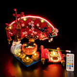 Light Kit Compatible with LEGO® Good Fortune Set 80117