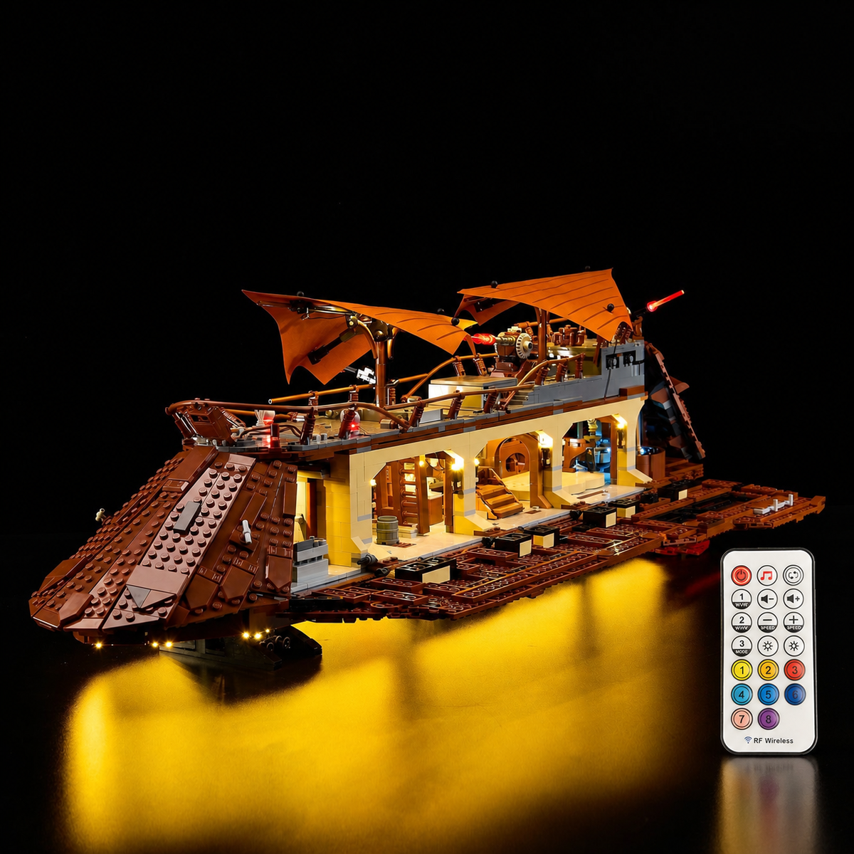Light Kit Compatible with LEGO® Jabba's Sail Barge Set 75397