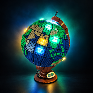 Light Kit Compatible with LEGO® The Globe Set 21332