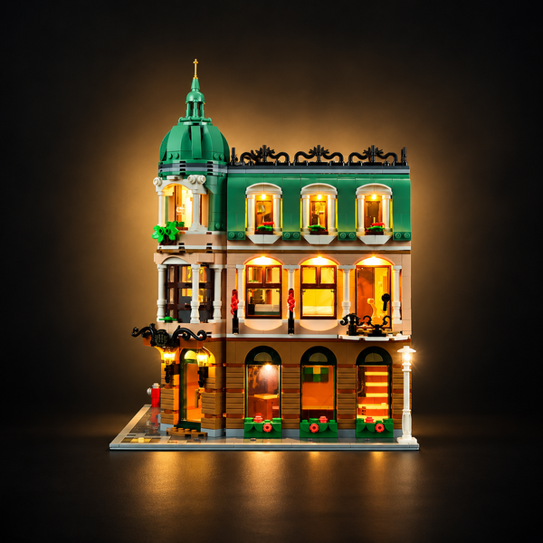 Light Kit Compatible with LEGO® Boutique Hotel Set 10297