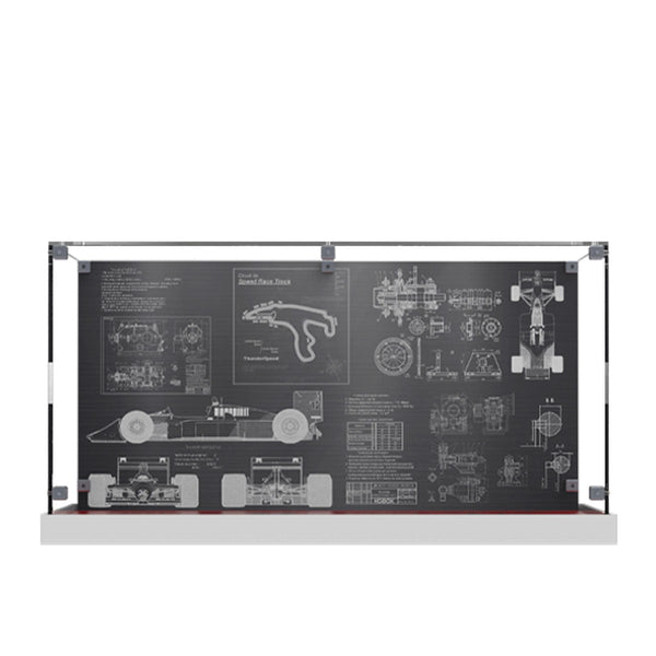 Acrylic Display Case for LEGO® McLaren MP4/4 & Ayrton Senna 10330 - brickzonehub