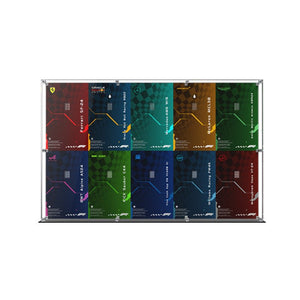 Acrylic Display Case for LEGO® Speed Champions F1 Cars (2x5 Grid)