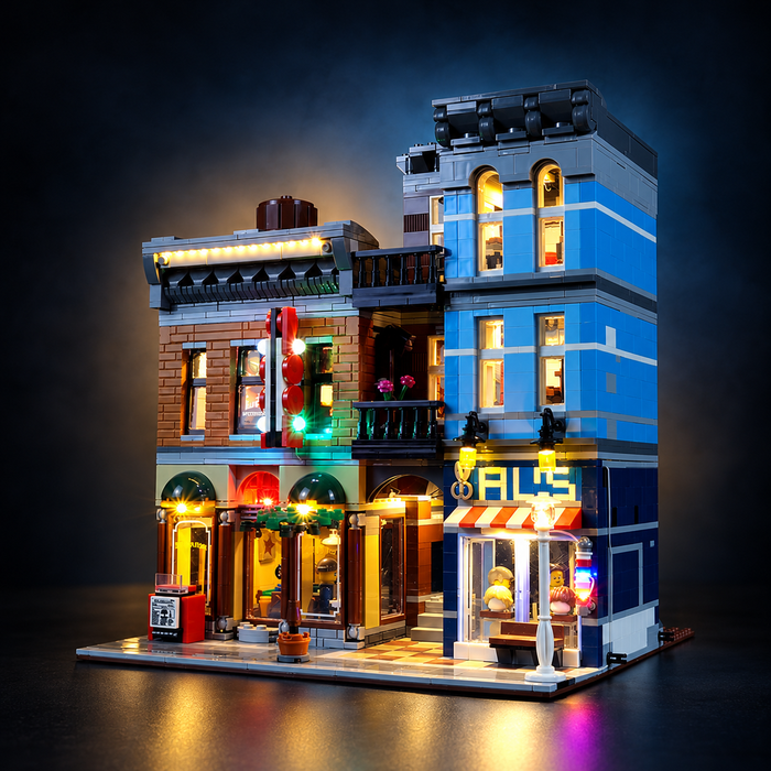 Light Kit Compatible with LEGO® Detective's Office Set 10246
