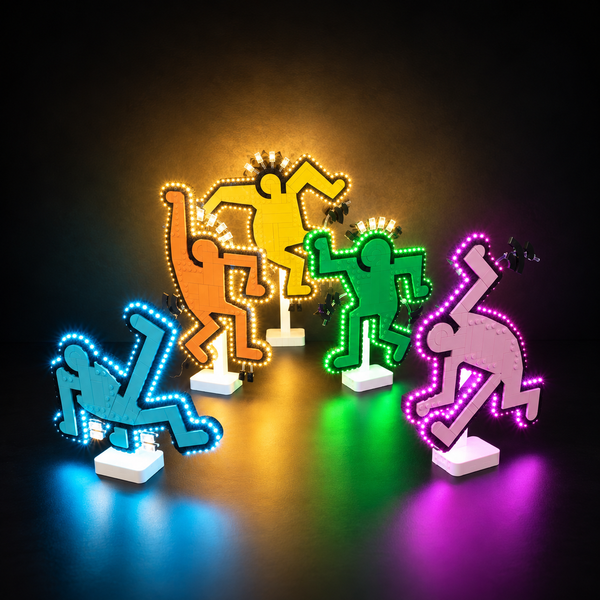 Light Kit Compatible with LEGO® Keith Haring Dancing Figures Set 31216