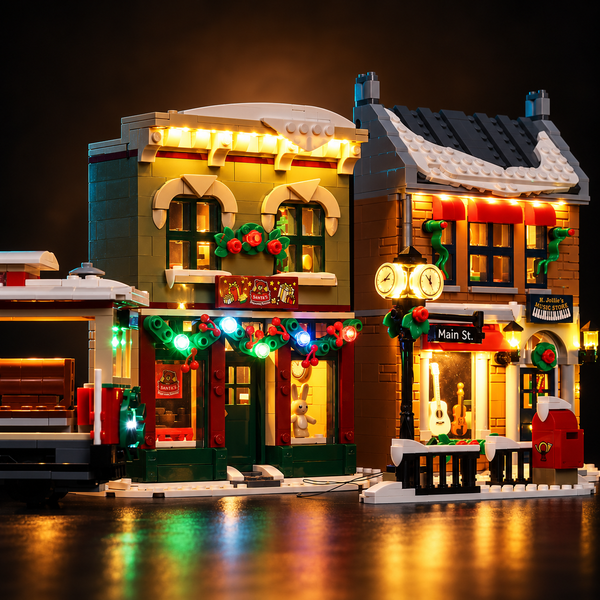 Light Kit Compatible with LEGO® Holiday Main Street Set 10308
