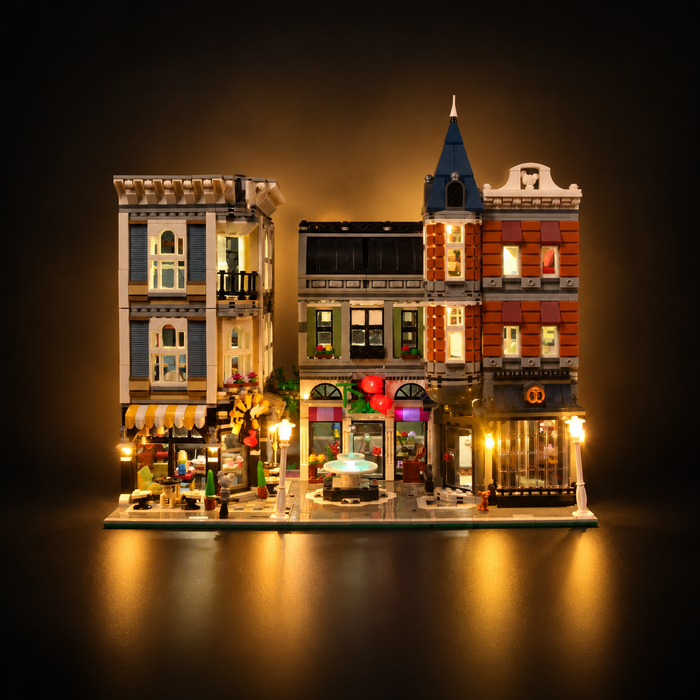Light Kit Compatible with LEGO® Assembly Square Set 10255