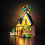 Light Kit Compatible with LEGO® ‘Up’ House Set 43217