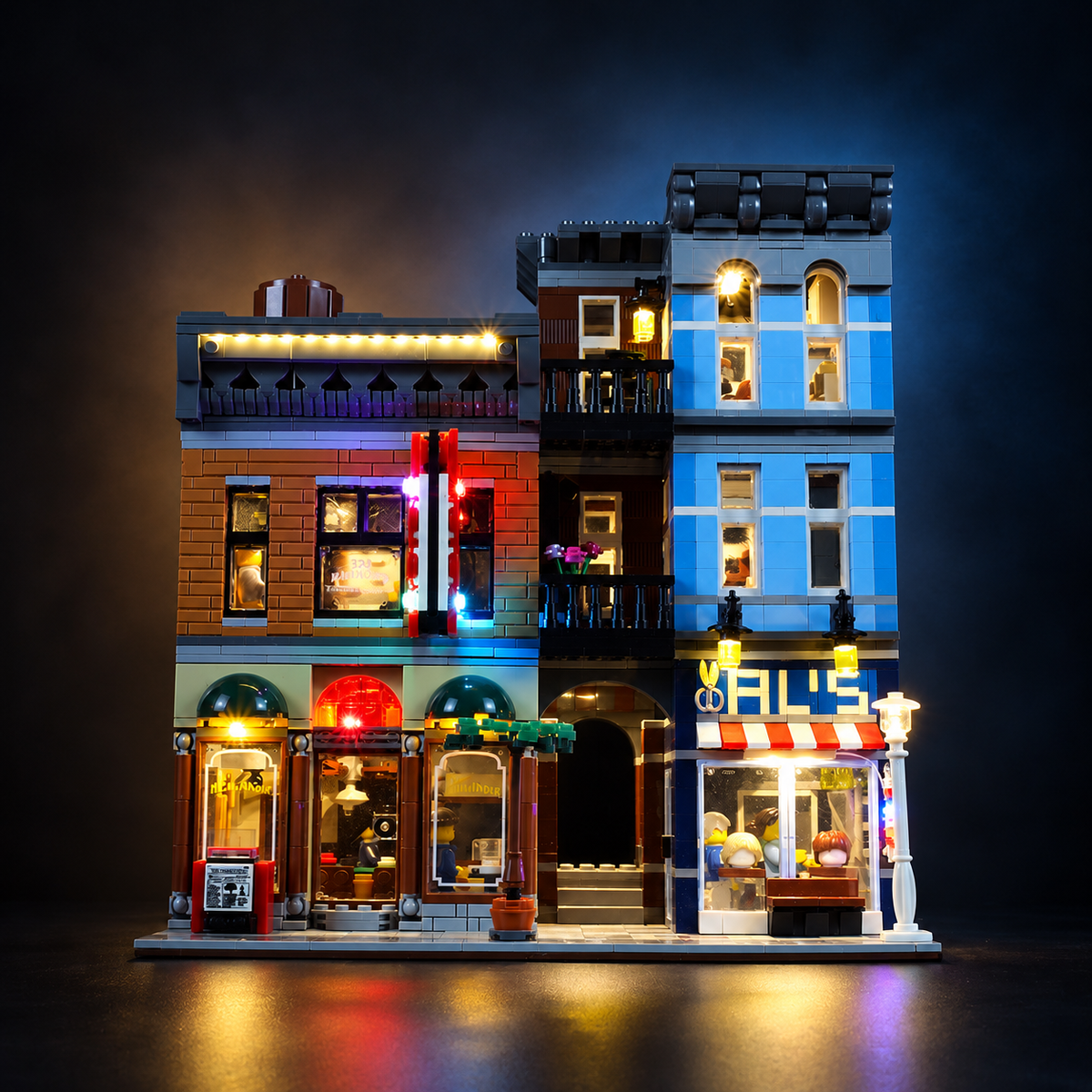 Light Kit Compatible with LEGO® Detective's Office Set 10246