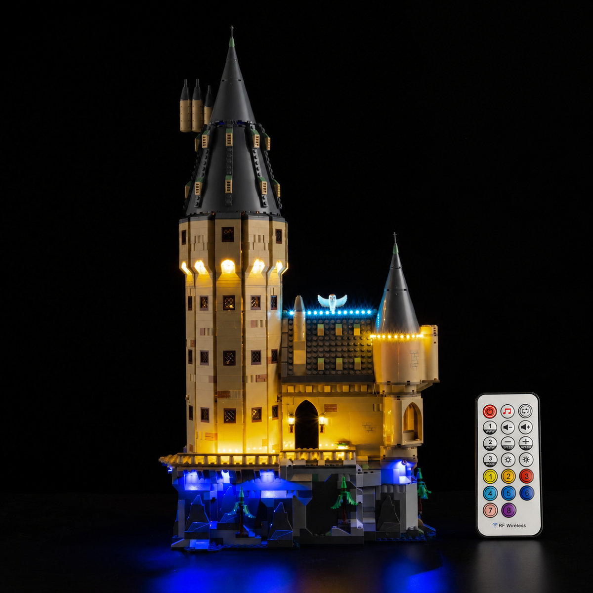 Light Kit Compatible with LEGO® Hogwarts Castle: The Main Tower Set 76454