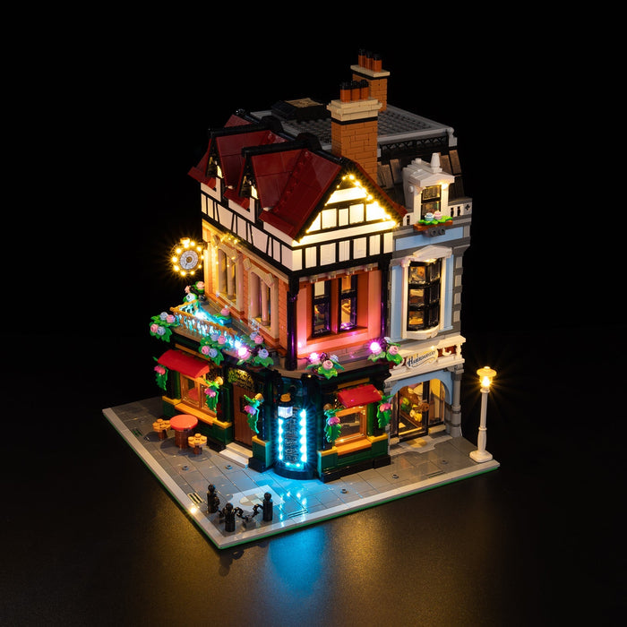LED light kit compatible with LEGO® Tudor Corner Set #10350 — product photo 1